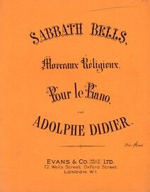 Sabbath Bells, Morceauz Religieux pour le piano