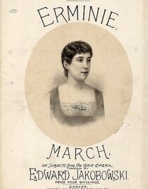 Erminie - March on subjects from the comic opera - Piano solo