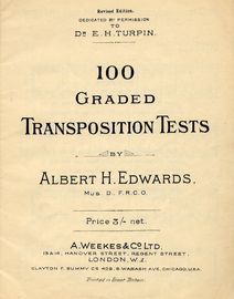 100 Graded Transposition Tests