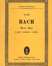 Messe / Mass in B Minor - Miniature Orchestra Score
