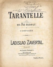 Tarantelle - En Re mineur