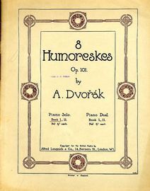8 Humoreskes Series - Op. 101,No's 1-4 - Book 1 -  Piano Solo