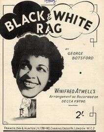 Black and White Rag - Piano Solo as performed by Winifred Atwell