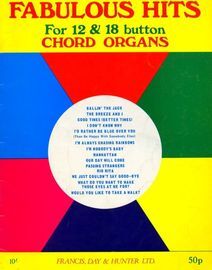 Fabulous Hits - For 12 & 18 button Chord Organs