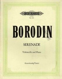 Borodin - Serenade - For Cello and Piano - Edition Peters No. 4222