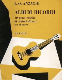 Album Ricordi - 30 Pezzi Celebri di Autori Diversi per Chitarra