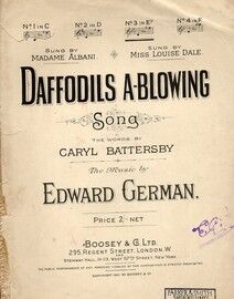 Daffodils A Blowing - Song in the key of E flat major