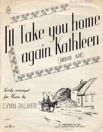 Ill Take You Home Again Kathleen for Piano
