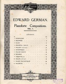 Edward German Pianoforte Compositions - Vol. 1