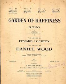 Garden of Happiness - Song in the key of E flat major for Low voice