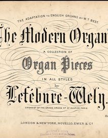 A Collection Of Organ Pieces In All Styles - The Modern Organist No. 11