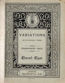 Edward Elgar - Variations on an original theme for Piano -   Op. 36