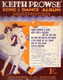 Keith Prowse' Song & Dance Album - Complete with Words, Tonic Sol-fa, Full Piano accompaniment & Ukulele arrangements
