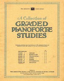 A Collection of Graded Pianoforte Studies - Grave VII - Advanced