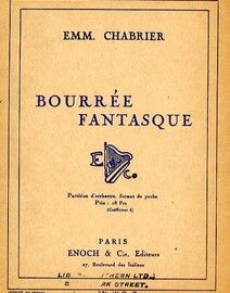 Bourree Fantasque - Miniature Orchestra Score