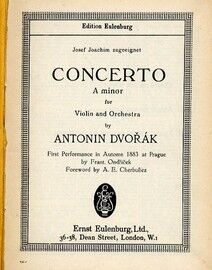 Concerto for Violin and Orchestra in A Minor - Miniature Orchestra Score