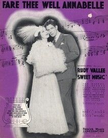 Fare Thee Well Annabelle - Song from 'Sweet Music' with Rudy Valee & Ann Dvorak