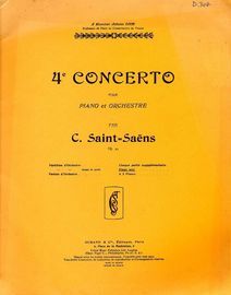 4e Concerto Pour Piano Et orchestre - Op. 44 - Piano Reduction