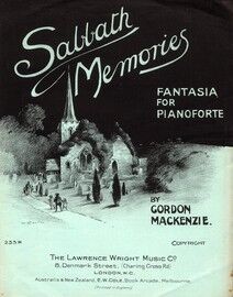 Sabbath Memories - Fantasia for Pianoforte