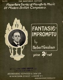 Fantasie-Impromptu - Repertoire Series of Pianoforte music by Modern British Composers No. 33