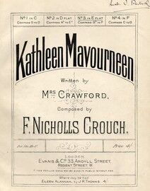 Kathleen Mavourneen - Song in the key of E flat Major