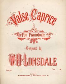 Valse Caprice for Piano