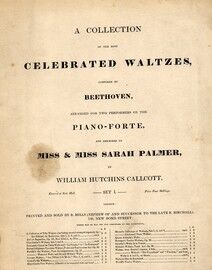A Collection of the Most Celebrated Waltzes Composed by Beethoven