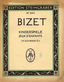 Bizet Kinderspiele jeux D'enfants - Op. 22 -  Kleine Suite fur Orchester - Edition Steingraber No. 2411