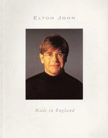 Made In England - Featuring Elton John - Album with Biography - Piano - Vocal - Guitar