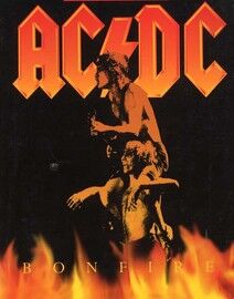 AC/DC - Bonfire - Guitar Tablature Edition with Words