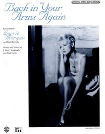 Back in Your Arms Again - Featuring Lorrie Morgan - Original Sheet Music Edition
