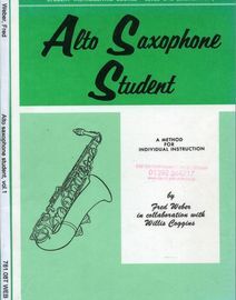 Alto Saxophone Student - A method for individual instruction - Level One (Elementary)