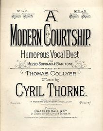 A Modern Courtship - Humourous Vocal Duet - In the key of D major for Baritone - Soprano