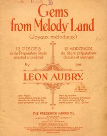 Gems from Melody Land (Joyaux melodieux). 12 pieces in the preparatory grade.
