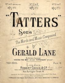 Tatters - Song - In the key E major