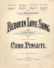Bedouin Love Song for Medium Voice in D minor
