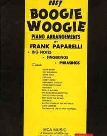 Easy Boogie Woogie Piano Arrangements. Book 1