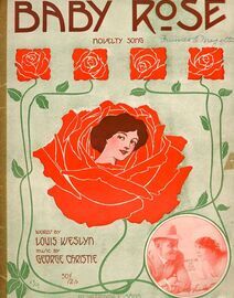 Baby Rose - Novelty Song Featuring Wheeler Earl and Vera Curtis - For Piano and Voice