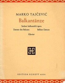 Balkantanze (Balkan Dances) - Piano Solos - Edition Schott No. 4930