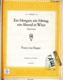Ein Morgen, ein Mittag, ein Abend in Wien - Ouverture - For Piano - Edition Schott 07933