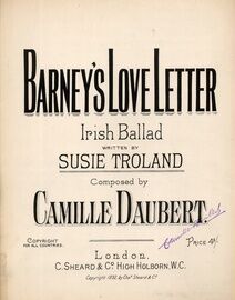 Barney's Love Letter - Irish Ballad