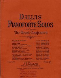 Red Poppies Morceau de Salon - Dallas' Pianoforte Solos