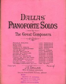 Red Poppies Morceau de Salon - Dallas' Pianoforte Solos