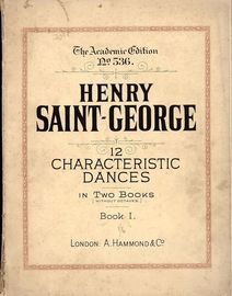12 Characteristic Dances In Two Books (without Octaves) - Book 1 - The Academic Edition No. 536