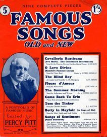 Famous Songs - Old and New - Eight Complete Pieces - No. 5