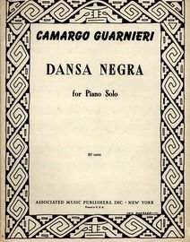 Dansa Negra - For Piano Solo