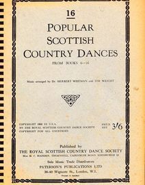 16 Popular Scottish Country Dances - No. 16 - from Books 6-16 - With a Guide to the Steps
