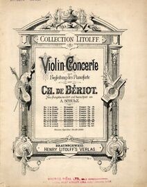 Beriot - Concerto No. 7 (Op. 76) - For Violin and Piano