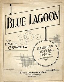 Blue Lagoon - Hawaiian Guitar Solo - For Two Guitar's