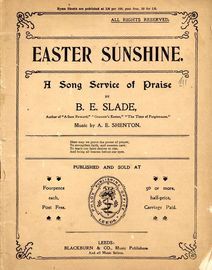 Easter Sunshine - A Song Service of Praise